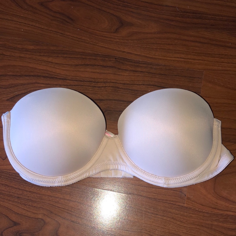 Nude 34B strapless pushup bra